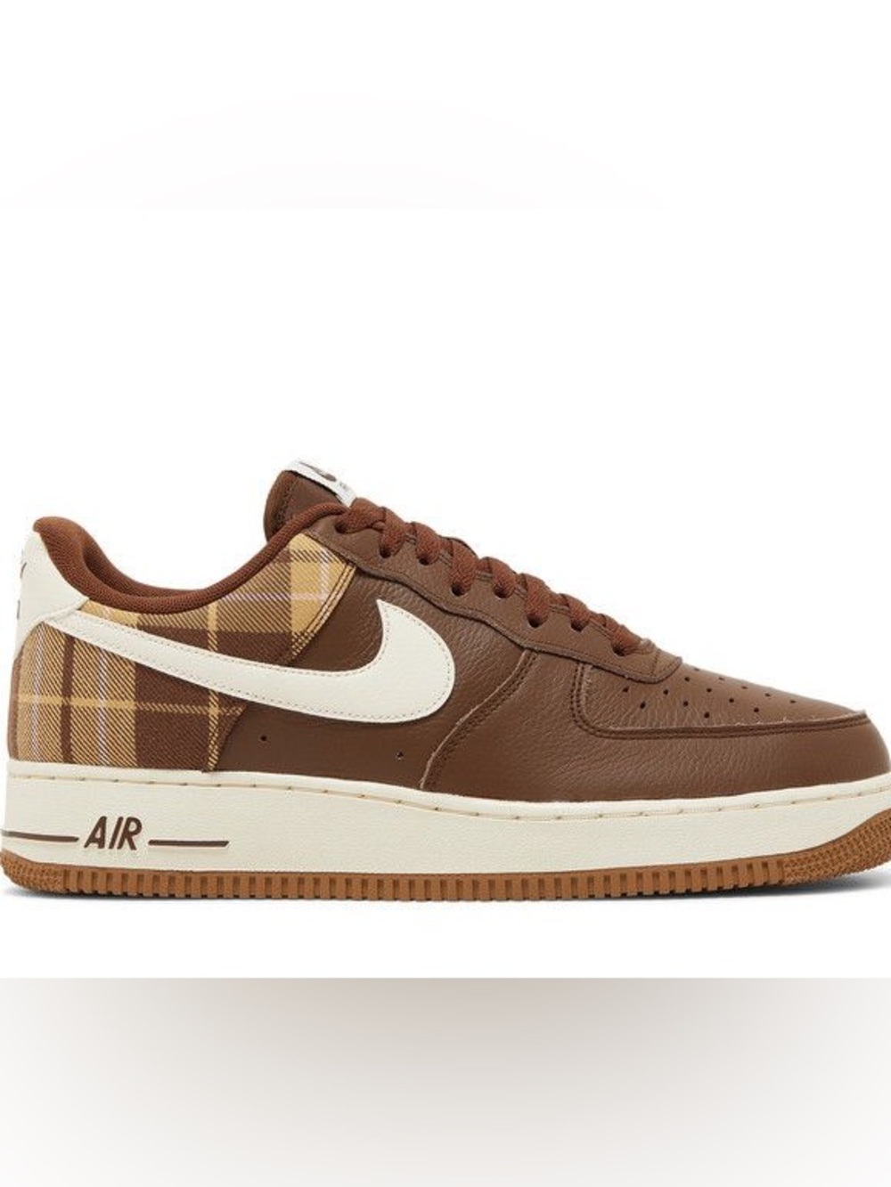 Nike Air Force 1 sneaker Plaid Swoosh Low-Top Sneakers EUC women’s 8 men’s 6.5